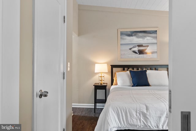 308 Forbes St Unit P, Annapolis, MD 21401 - bedroom featuring wood finished floors and baseboards