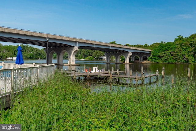 308 Forbes St Unit P, Annapolis, MD 21401 - dock featuring a water view