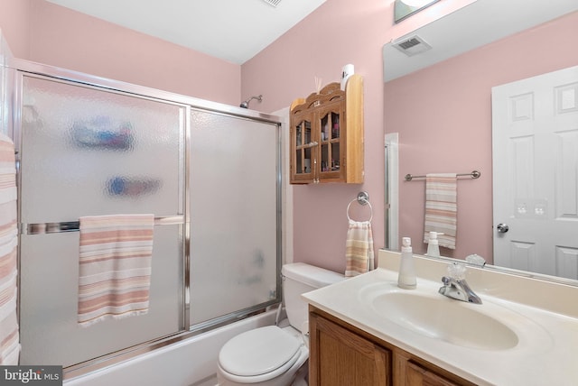 17391 Arrowood Pl, Round Hill, VA 20141 - bathroom with vanity and combined bath / shower with glass door