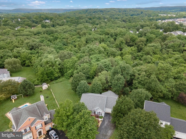 17391 Arrowood Pl, Round Hill, VA 20141 - drone / aerial view of a heavily wooded area