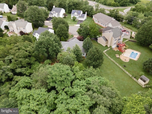 17391 Arrowood Pl, Round Hill, VA 20141 - aerial perspective of suburban area