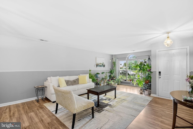 17391 Arrowood Pl, Round Hill, VA 20141 - living room featuring wood finished floors