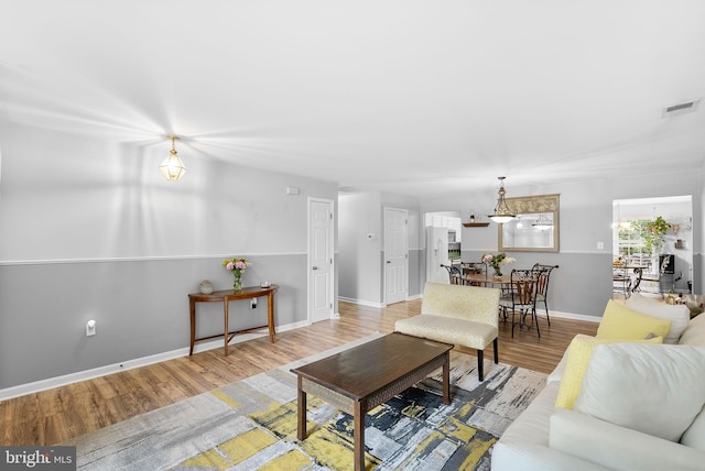17391 Arrowood Pl, Round Hill, VA 20141 - living area with wood finished floors and baseboards