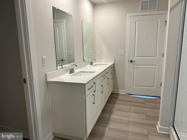 1142 Mariwill Dr, Quakertown, PA 18951 - full bath with double vanity and a shower