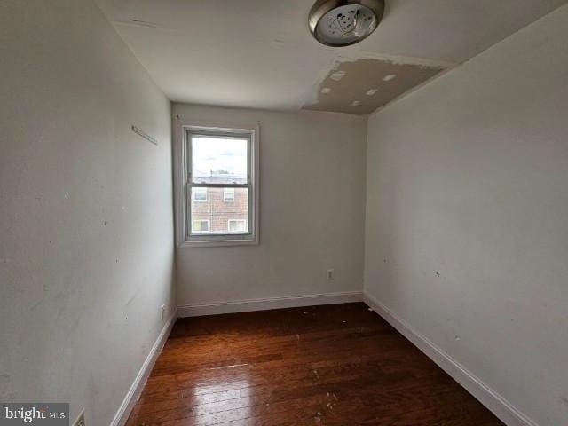 8400 Fayette St, Philadelphia, PA 19150 - spare room with wood-type flooring and baseboards