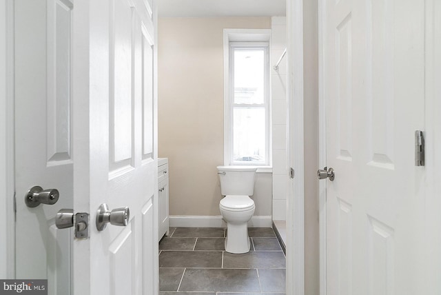 4136 Pennsgrove St, Philadelphia, PA 19104 - bathroom with toilet and tile patterned floors