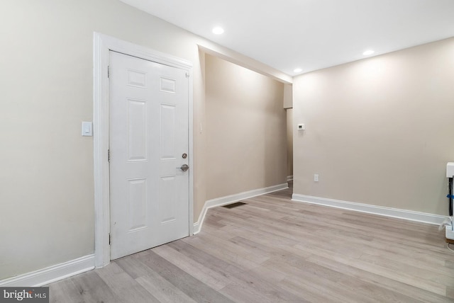 4136 Pennsgrove St, Philadelphia, PA 19104 - unfurnished room featuring light wood finished floors and recessed lighting