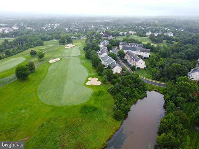 14608 Turara Ct, Haymarket, VA 20169 - aerial view of a golf course and a large body of water