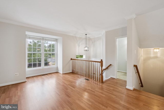 14608 Turara Ct, Haymarket, VA 20169 - unfurnished room featuring wood finished floors and ornamental molding