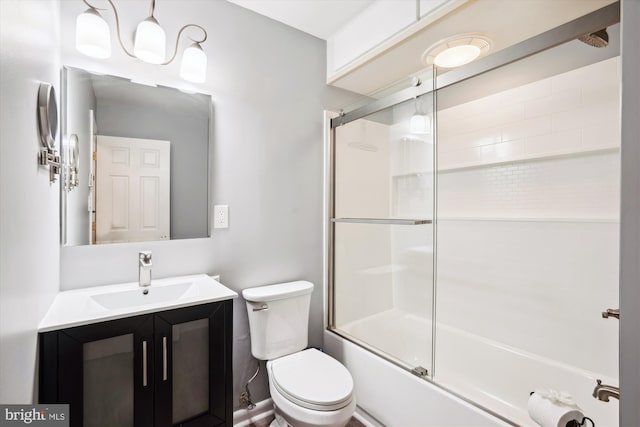 90 Scotts Cove Rd, Edgewater, MD 21037 - bathroom with vanity and shower / bath combination with glass door