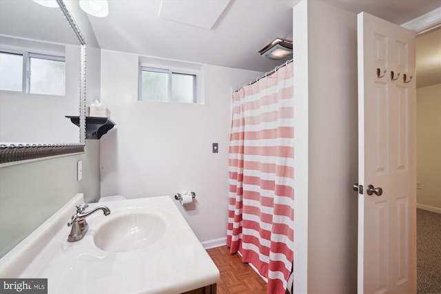 90 Scotts Cove Rd, Edgewater, MD 21037 - full bathroom with vanity and a shower with curtain