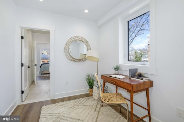 424 Taylor St NW Unit B, Washington, DC 20011 - office space featuring wood finished floors and recessed lighting