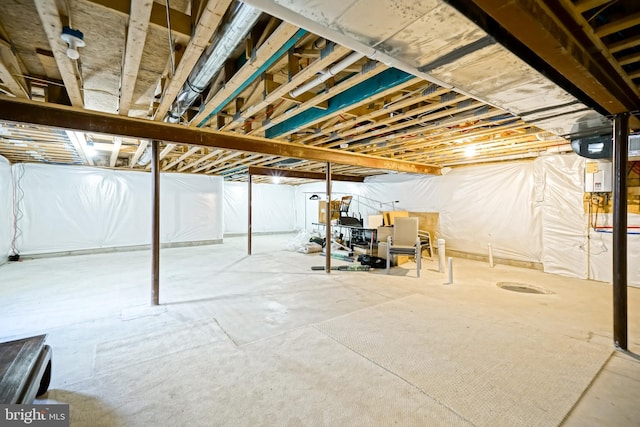 11454 Maull Rd, Lewes, DE 19958 - view of unfinished basement