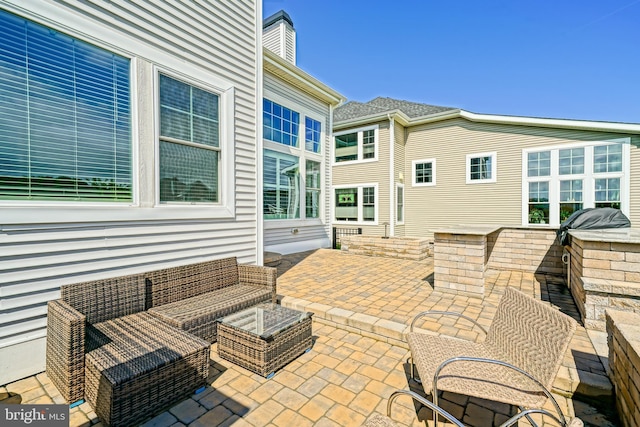 11454 Maull Rd, Lewes, DE 19958 - view of patio featuring an outdoor hangout area
