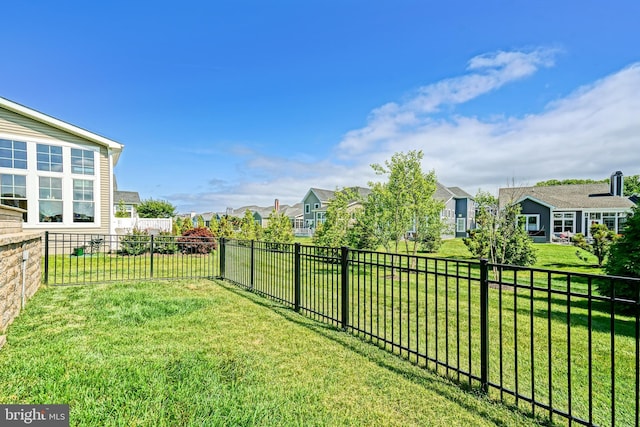 11454 Maull Rd, Lewes, DE 19958 - fenced backyard featuring a residential view