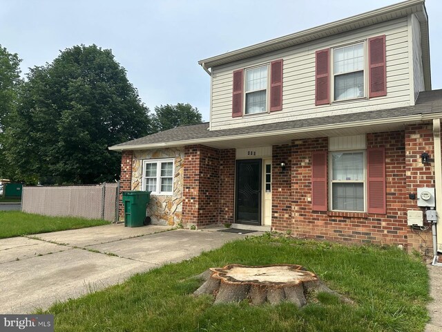 400 Calburn Ct, Bear, DE 19701 - view of front of property with brick siding