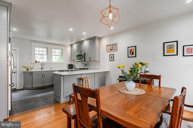 2416 Whitby Rd, Havertown, PA 19083 - dining room featuring wood finished floors and recessed lighting