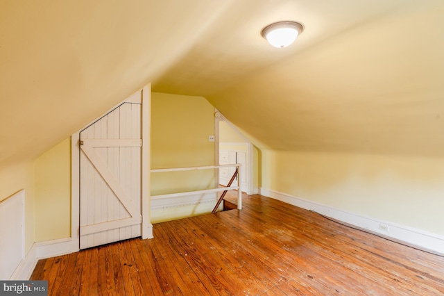 2416 Whitby Rd, Havertown, PA 19083 - bonus room with hardwood / wood-style flooring and vaulted ceiling