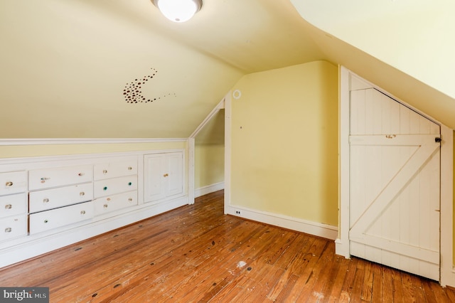 2416 Whitby Rd, Havertown, PA 19083 - additional living space featuring vaulted ceiling and hardwood / wood-style flooring