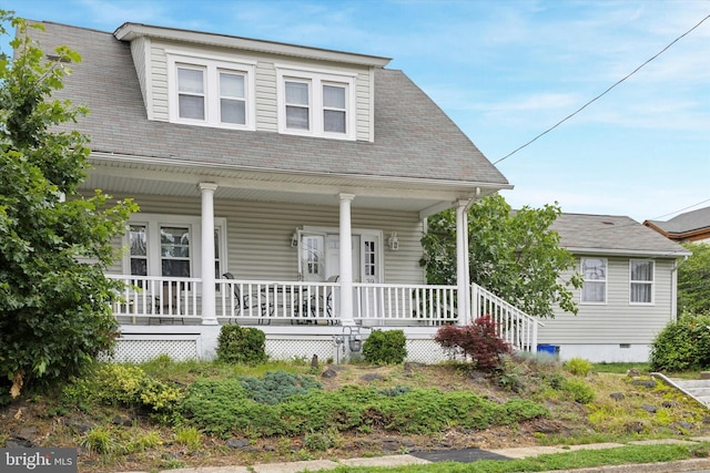 39 E 2nd Ave, Runnemede, NJ 08078 - view of front of house featuring covered porch and roof with shingles