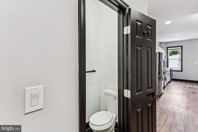 1820 Walbrook Ave, Baltimore, MD 21217 - bathroom featuring recessed lighting and wood finished floors