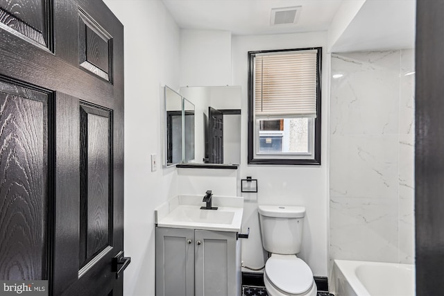 1820 Walbrook Ave, Baltimore, MD 21217 - full bathroom with vanity and toilet