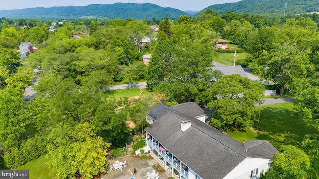 1304 Summit Dr, Bellefonte, PA 16823 - bird's eye view of a mountainous background and a heavily wooded area
