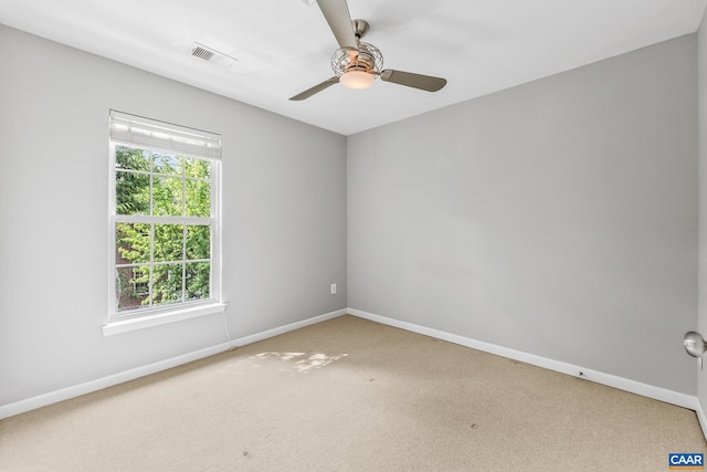 917 Bing Ln, Charlottesville, VA 22903 - spare room with carpet and a ceiling fan