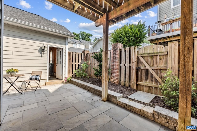 917 Bing Ln, Charlottesville, VA 22903 - view of patio featuring a gate