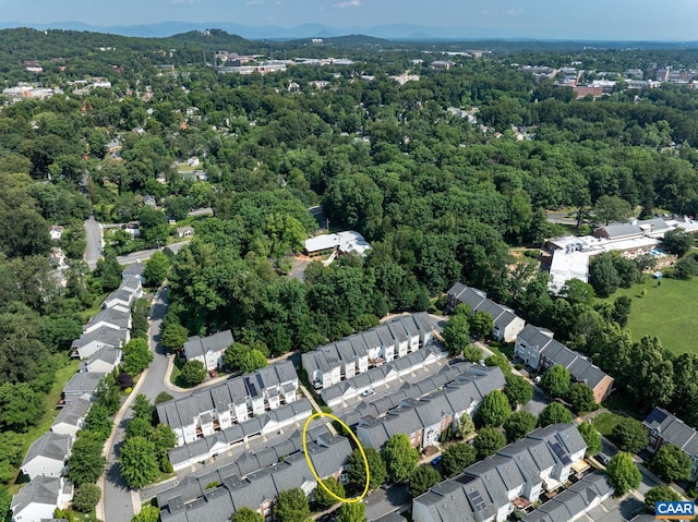 917 Bing Ln, Charlottesville, VA 22903 - aerial perspective of suburban area featuring a forest