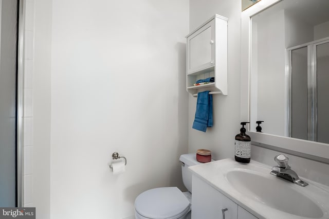 4 Beaver Pond Cir, Baltimore, MD 21234 - full bath featuring vanity and a shower with door
