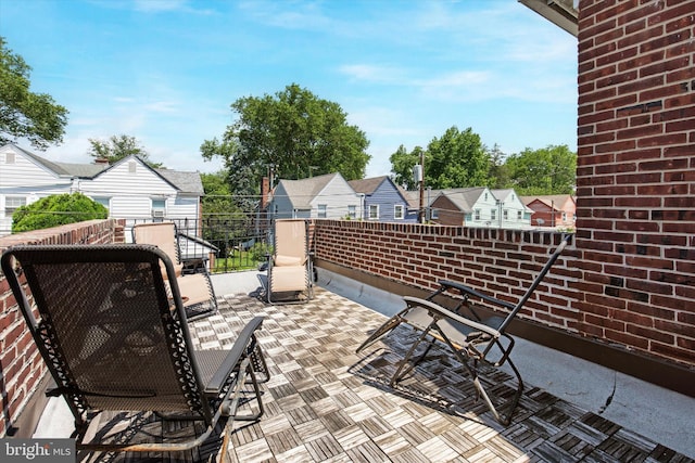 1417 Dorset Ln, Wynnewood, PA 19096 - patio / terrace featuring a residential view