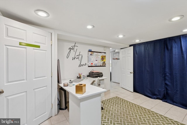 1417 Dorset Ln, Wynnewood, PA 19096 - bathroom featuring recessed lighting and tile patterned flooring