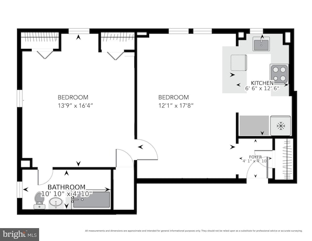 1915 16th St NW Unit 203, Washington, DC 20009 - view of home floor plan