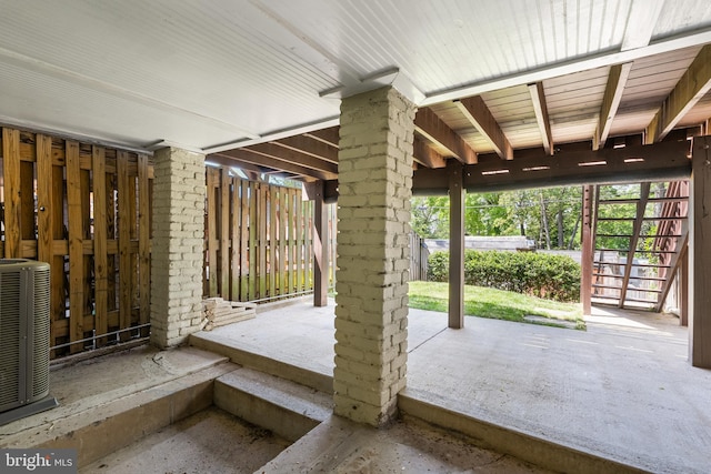 4620 4th St NW, Washington, DC 20011 - view of patio featuring stairway