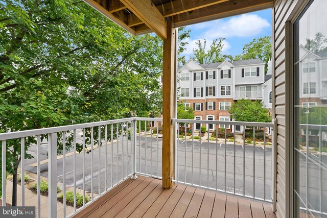 5800 Katelyn Mary Pl Unit 5800, Alexandria, VA 22310 - view of wooden deck