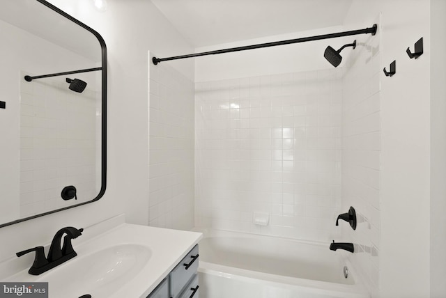 5800 Katelyn Mary Pl Unit 5800, Alexandria, VA 22310 - bathroom featuring vanity and bathtub / shower combination