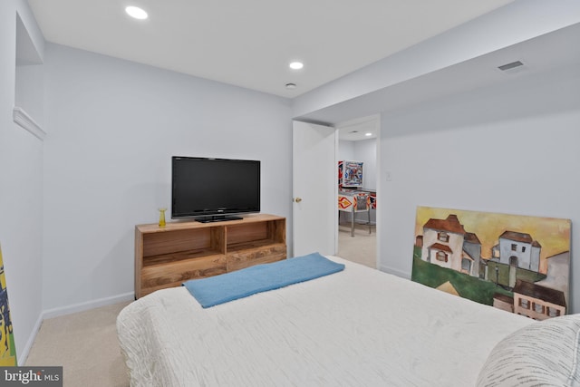 3472 Lyon Park Ct, Woodbridge, VA 22192 - carpeted bedroom featuring recessed lighting and baseboards