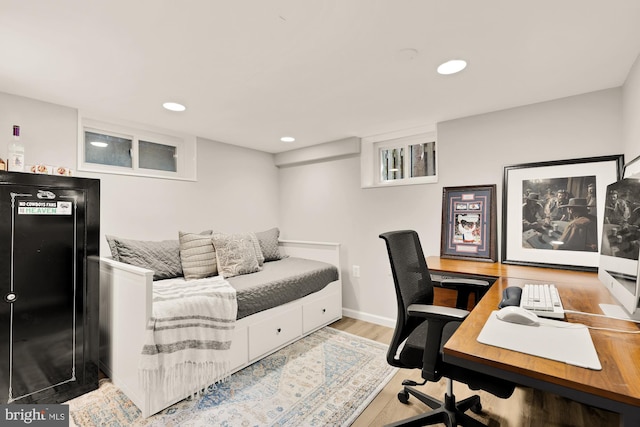 110 E Nelson Ave, Alexandria, VA 22301 - home office featuring wood finished floors and recessed lighting