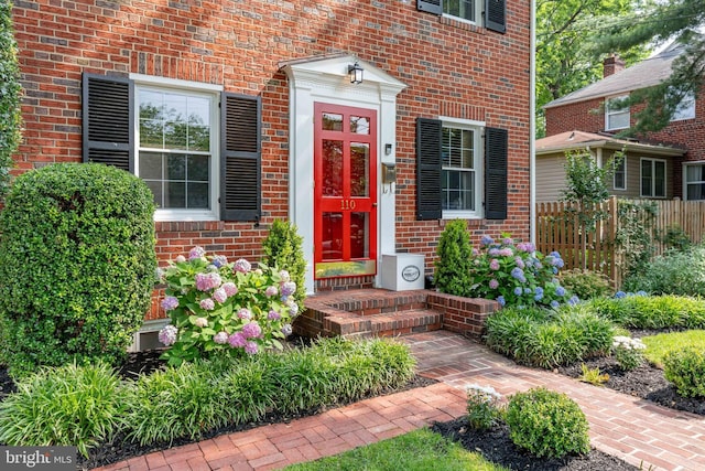 110 E Nelson Ave, Alexandria, VA 22301 - doorway to property featuring brick siding