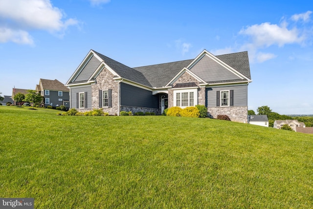 211 Hauer Ter, Spring Grove, PA 17362 - craftsman house featuring stone siding and a front yard