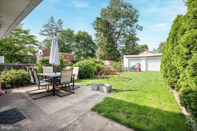 325 Beecher Ave, Cheltenham, PA 19012 - view of yard featuring a patio area and outdoor dining space
