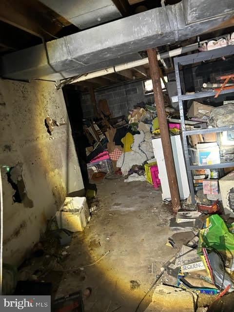2429 Sunnyhill Ave, Williamstown, NJ 08094 - view of unfinished basement