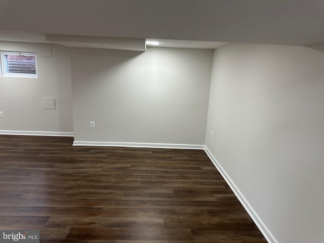6087 8th Pl N, Arlington, VA 22205 - below grade area featuring dark wood-type flooring and recessed lighting