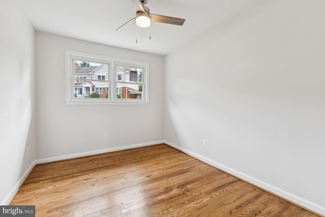 6087 8th Pl N, Arlington, VA 22205 - unfurnished room featuring wood finished floors and a ceiling fan
