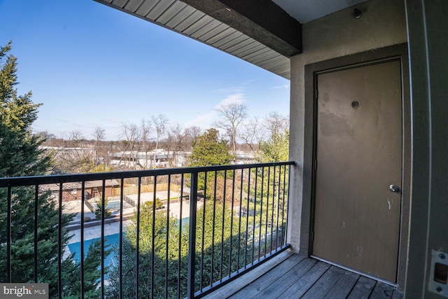 11750 Old Georgetown Unit 2524, Rockville, MD 20852 - view of balcony