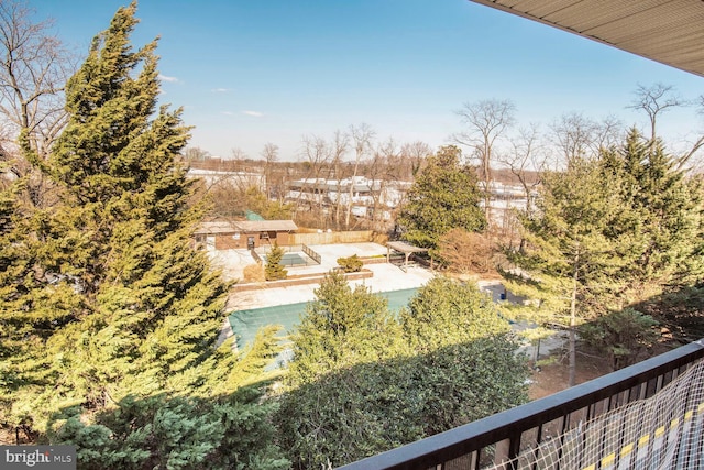 11750 Old Georgetown Unit 2524, Rockville, MD 20852 - view of balcony