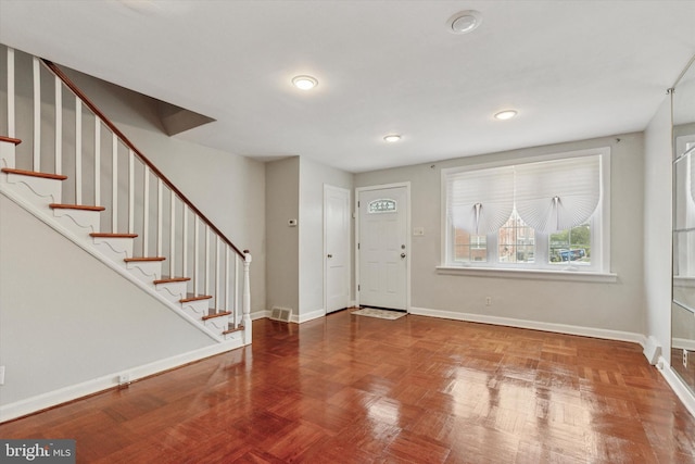 1319 E Vernon Rd, Philadelphia, PA 19150 - foyer with stairs and recessed lighting