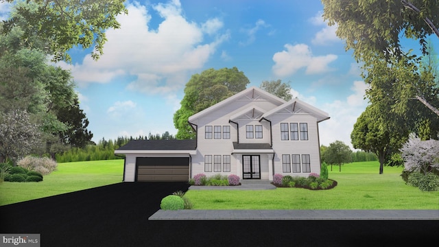 LOT5 Richards Ferry Rd, Richardsville, VA 22736 - view of front facade with an attached garage, a front yard, and driveway