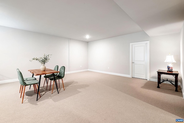 312 Avondale Ln, Crozet, VA 22932 - dining area featuring light carpet and recessed lighting